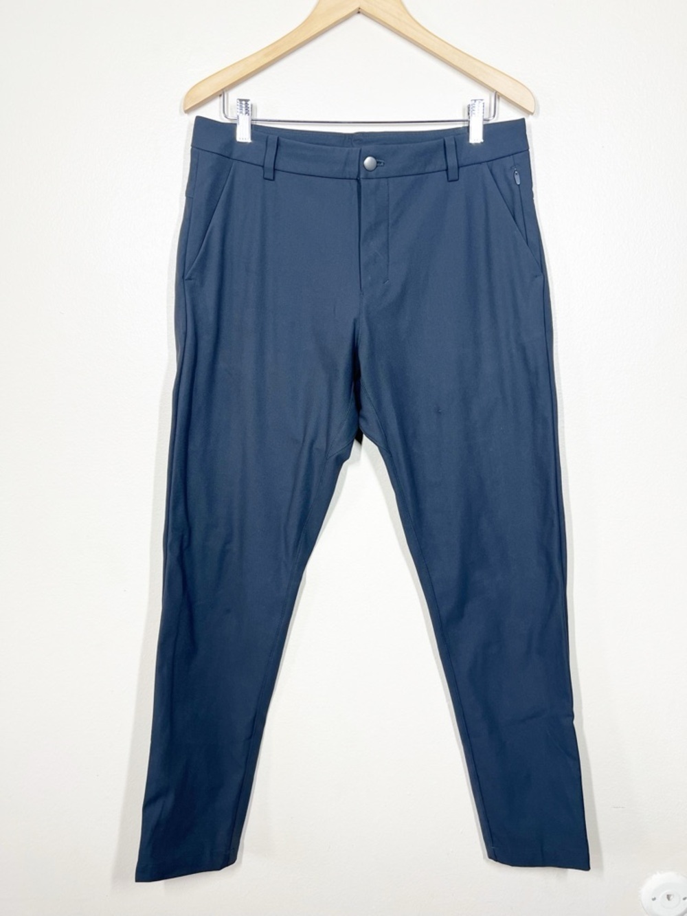 Lululemon Mens Commission Pants Dark Gray Classic Warpstreme Size 32x32